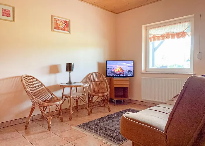 Hébergement de vacances Prosportowek - - Dom Blizniak Nad Jeziorem Z Duzym Ogrodem Powidz (Slupca)